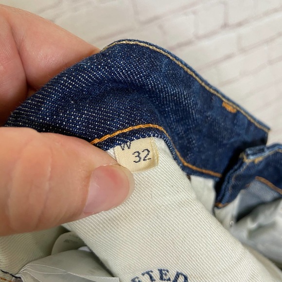 Levis Ruler Straight Jeans Sweet Blue Dark Wash - Picture 8 of 8